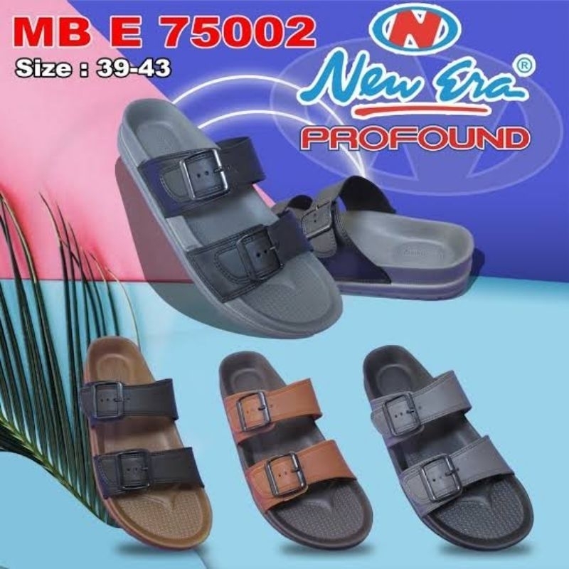 Sandal NEW ERA MB 75002 Sandal Karet Pria Sandal Selop Pria