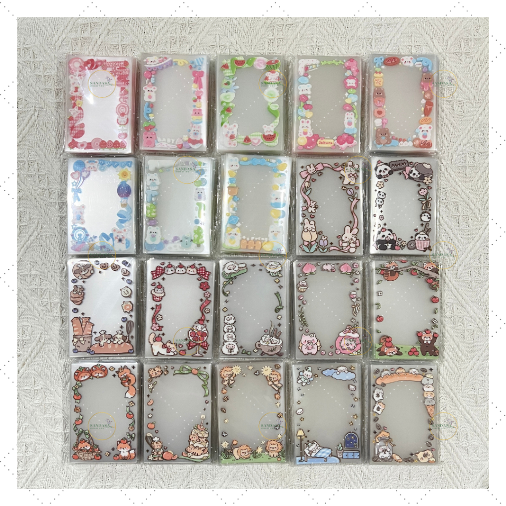 [PACK] Inner Sleeve Meet YX Decorative Frame | Photocard K-Pop