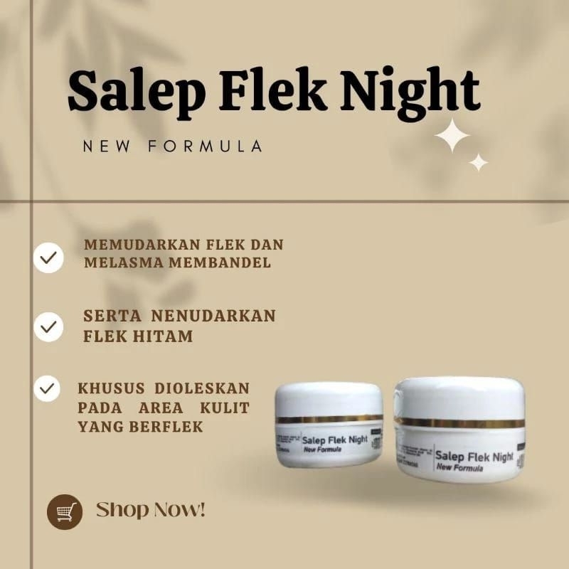 SALEP FLEK High dosis || Flek tebal || NIGHT CREAM