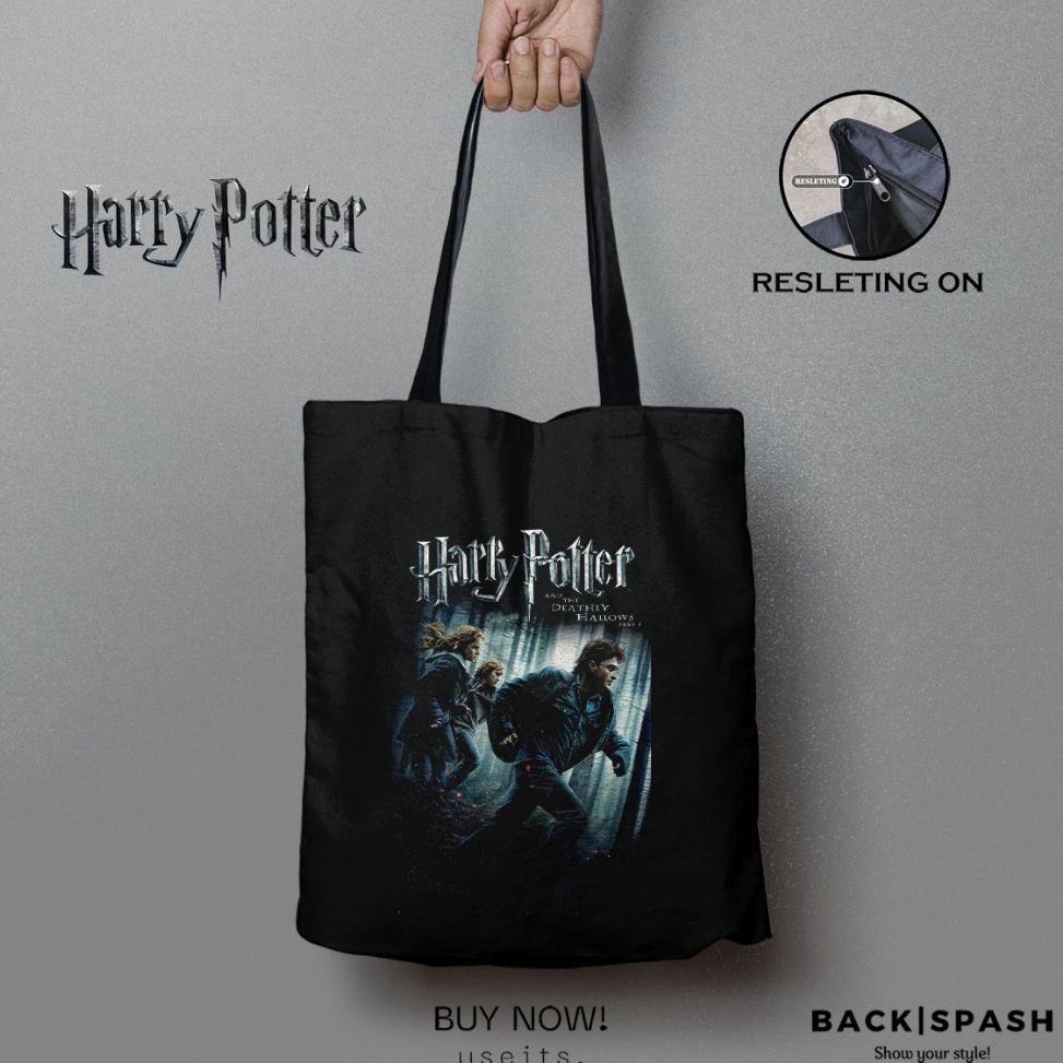Tas Totebag Harry Potter Pria Wanita  HARRY POTTER THD