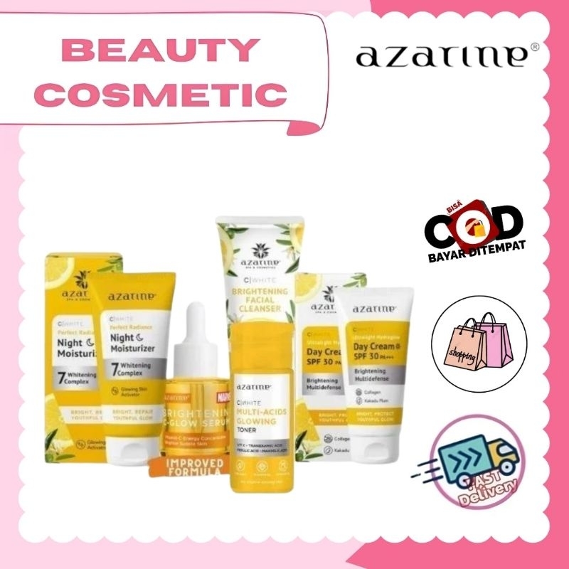 Azarine C White Paket Wajah Whitening/ Anti Flek