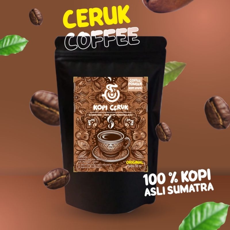 

Kopi Ceruk 50gr, 100% KOPI ASLI JAMBI