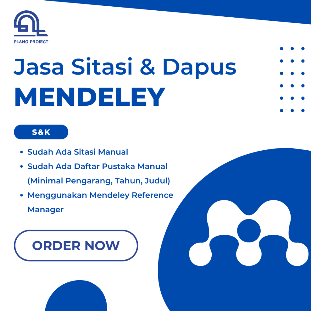 Jasa Sitasi Daftar Pustaka Mendeley