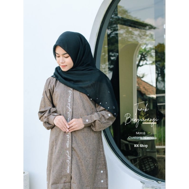 Baju Tunik Banyuwangi | Tunik Custom Nama | Baju Custom Nama