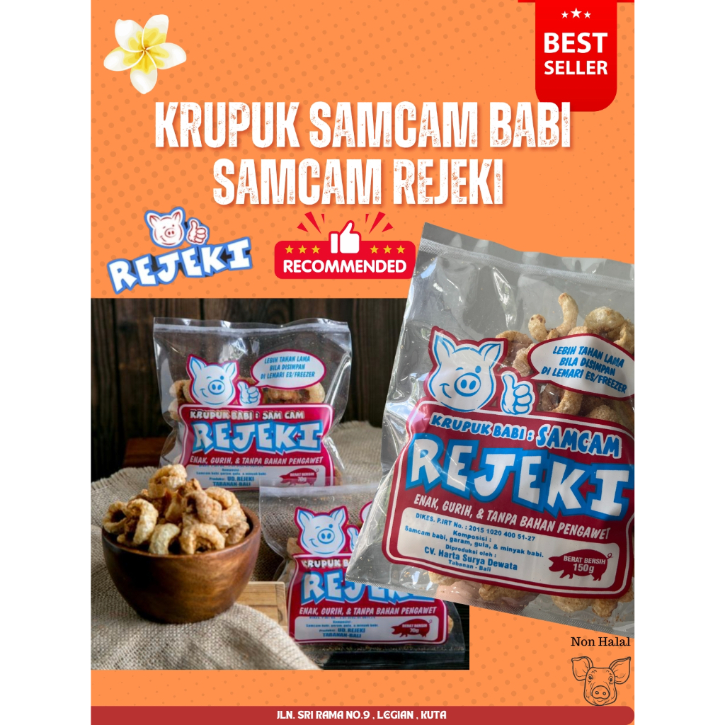 

Krupuk Samcam Rejeki Babi 70grm 150grm