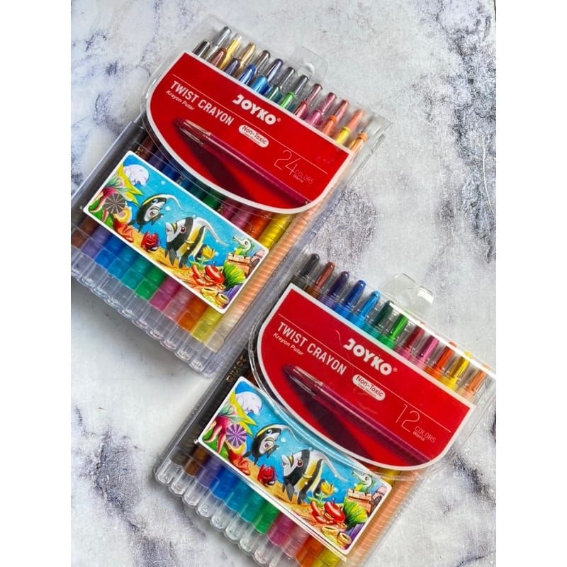 

Crayon Joyko Putar isi 12 dan 24