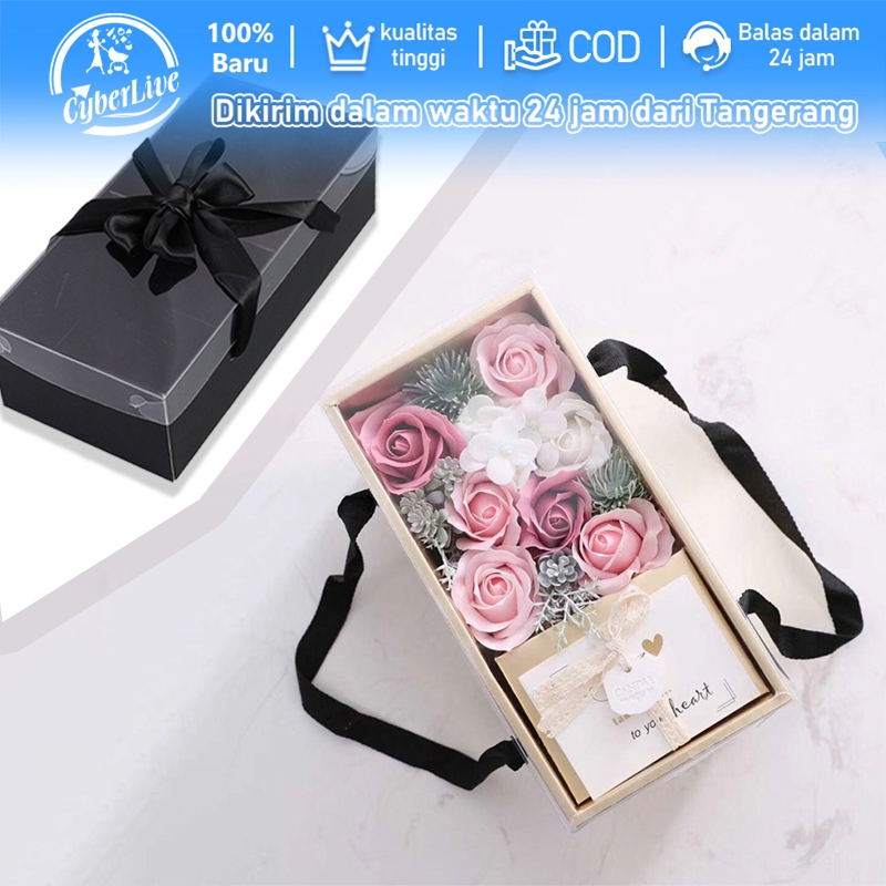 

12pcs Kotak Bunga Kotak Hadiah Ins Korean Folding Rectangle Flower Box