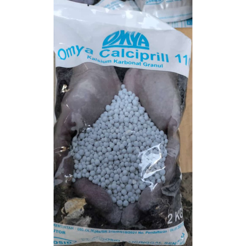 Kalsium Karbonat Granul OMYA CALCIPRILL 110 (2kg.) - Omya