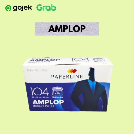 

Amplop Paperline 104 PPS Isi 100 Lembar (1 Pak)