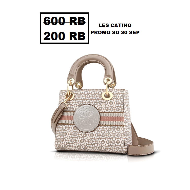 Tas wanita tas Les catino  JESTINA MEDALION satchel bag sale 100% ORIGINAL STORE