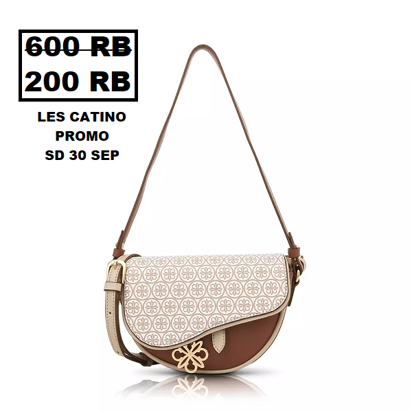 Tas wanita tas Les catino ROSALBA FLAP sling bag sale 100% ORIGINAL STORE