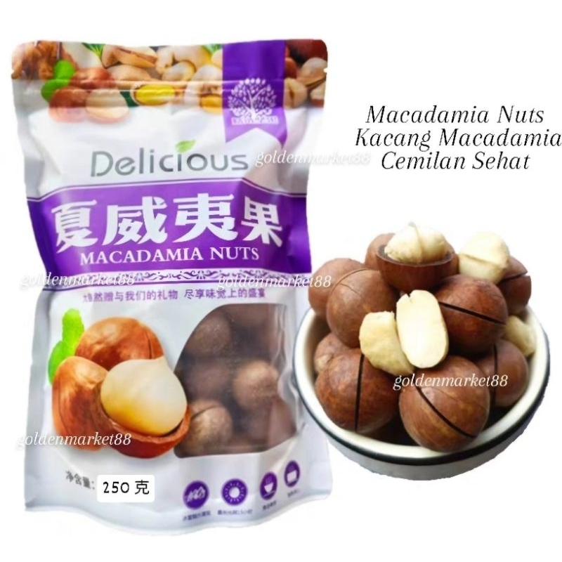 

MACADAMIA NUTS 夏威夷果 CEMILAN SEHAT KACANG MACADAMIA XIA WEI YI GUO ENAK RENYAH FRESH LEZAT