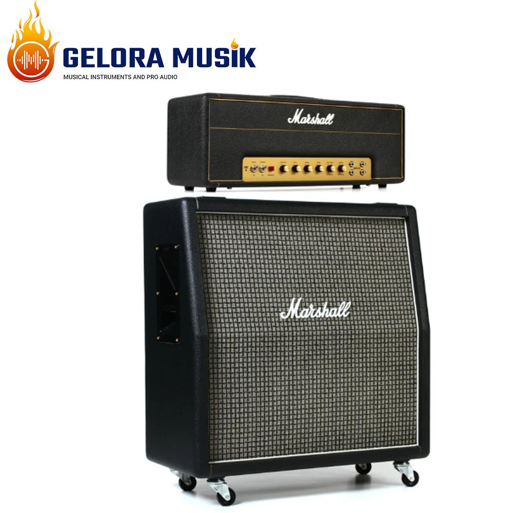 Ampli Gitar Marshall V.Lead Twin 1987X-01 (Head) + 1960AX (Cabinet)