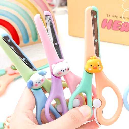 

Gunting Portabel Mini Scissors Gunting Lucu Alat Tulis Anak Sekolah Kartun Diy Motif Karakter Hewan Lucu