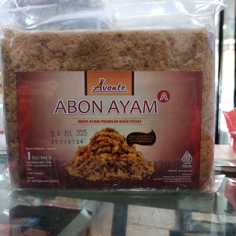 

Abon Ayam Avante 1kg / Abon Ayam Pedas 1kg