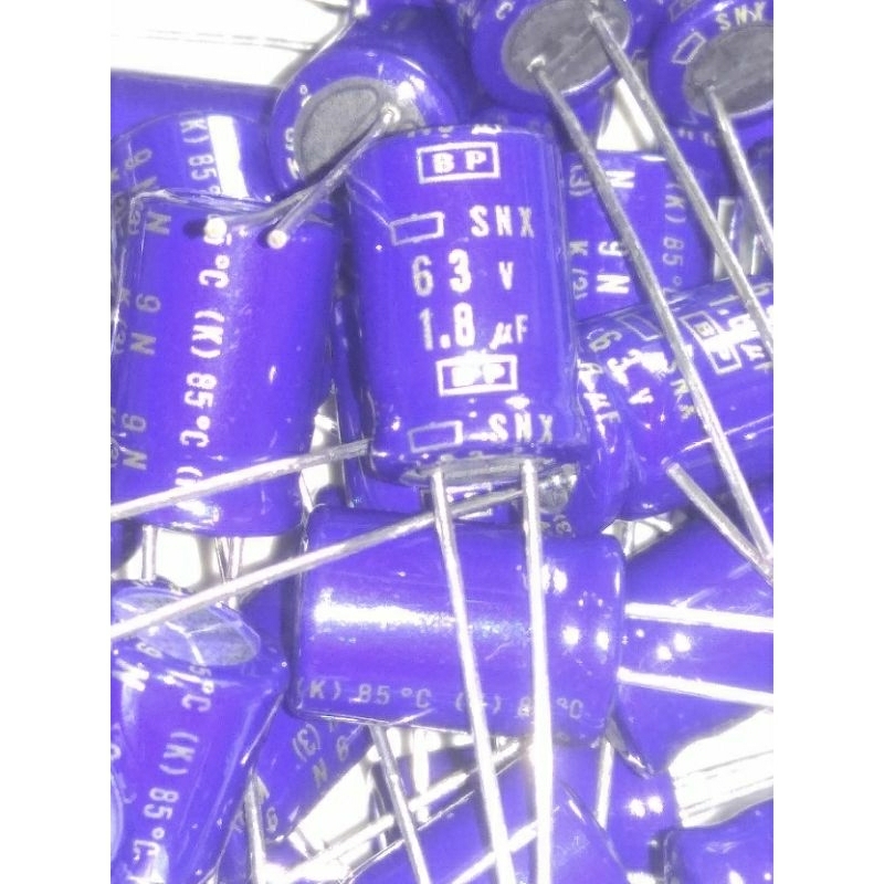 elco 1.8uf 63v BP bipolar/nonpolar 10pcs