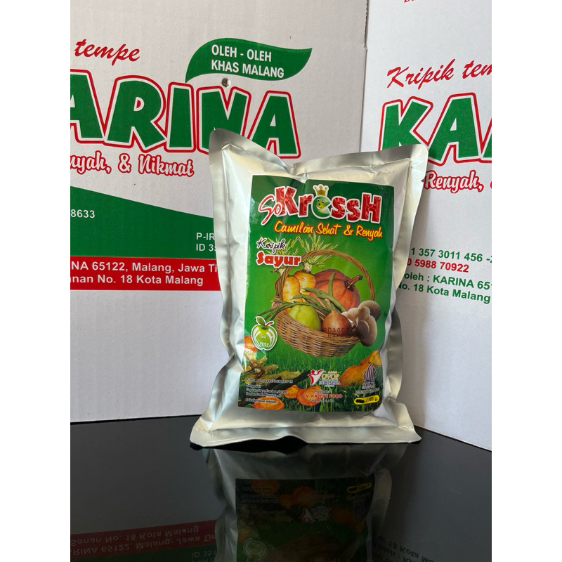 

Keripik Sayur Mix | So Kressh | Khas Kota Malang | Camilan Sehat dan renyah