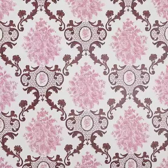 WallpaperDindingSticker/WallstickerMotifBatik/MotifBatikPinkUngu/StickerDindingKamar