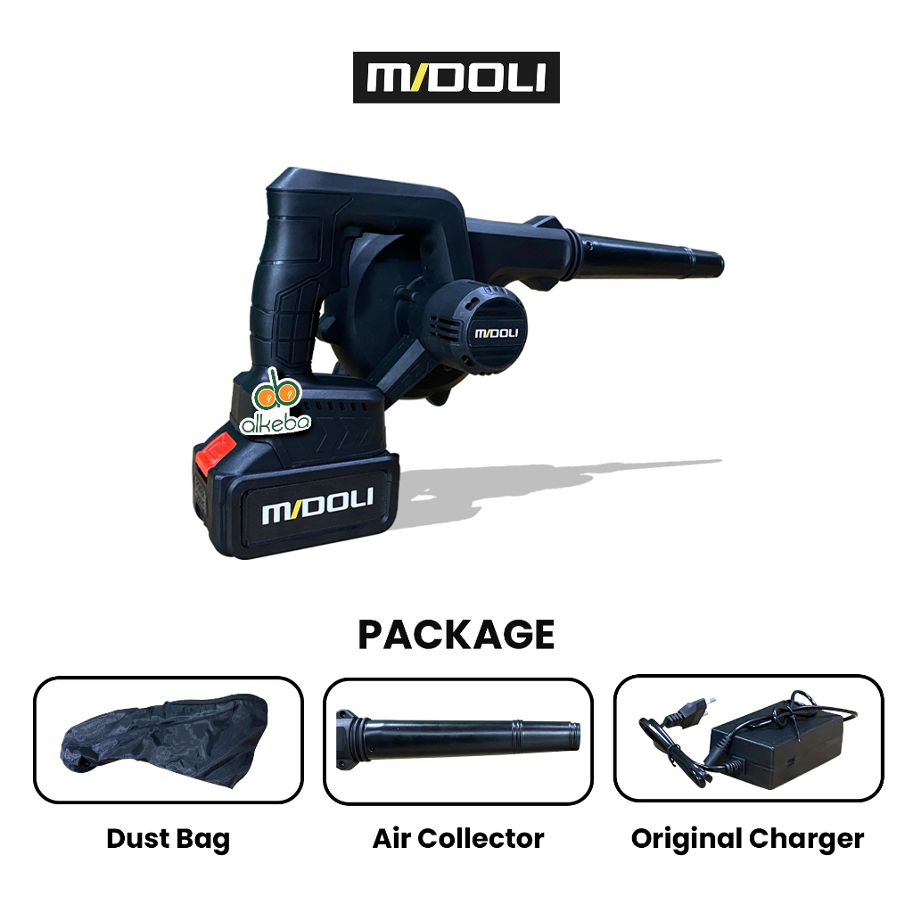 Midoli Blower Tangan Baterai 36 volt Cordless Elektrik Blower Tools