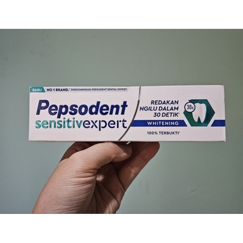 NEW PACK Pepsodent sensitive expert toothpaste pasta gigi odol ngilu Whitening / Original 100g