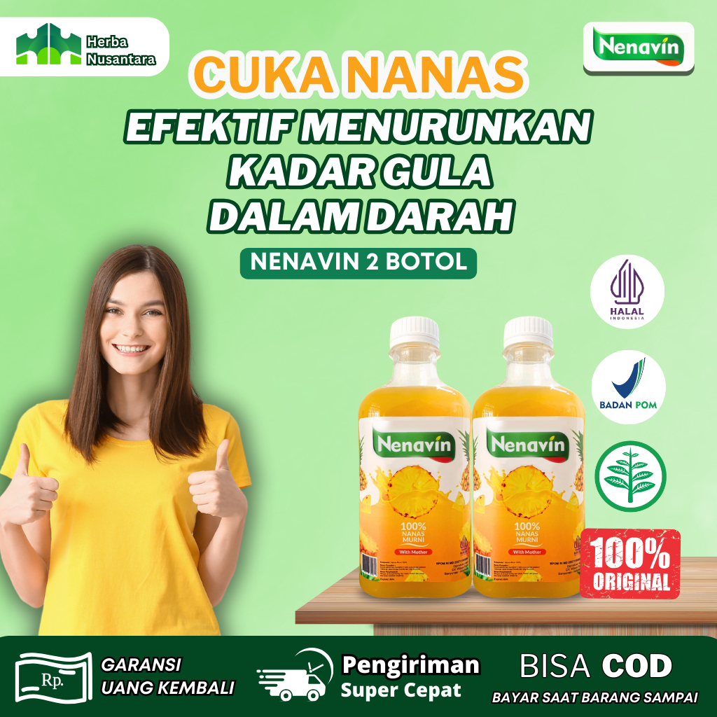 

NENAVIN - Membantu Atasi Diabetes dan Kontrol gula dalam darah - 2 Botol