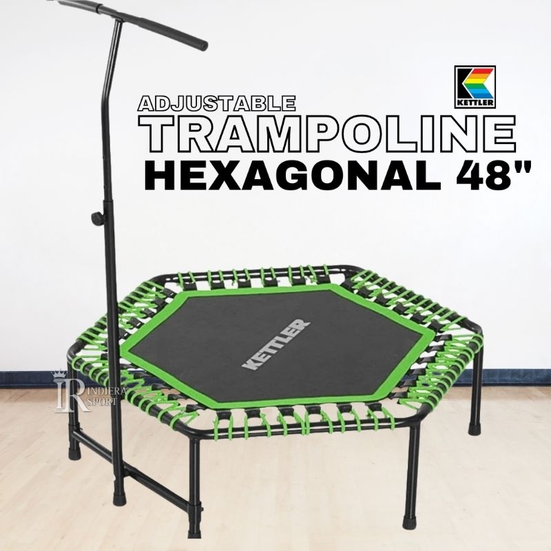 Trampoline Hexagonal 48 inch Kettler 120cm Trampoline Dewasa