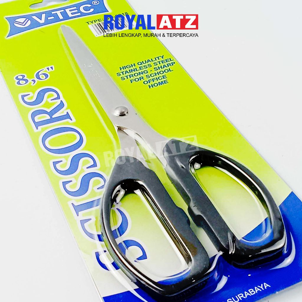 

Gunting Kertas Stainless Steel V-Tec SC-9018