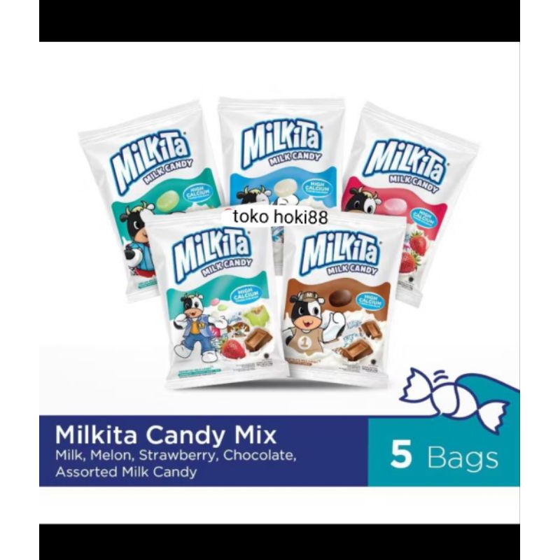 

milkita milk candy isi 40pcs rasa mix