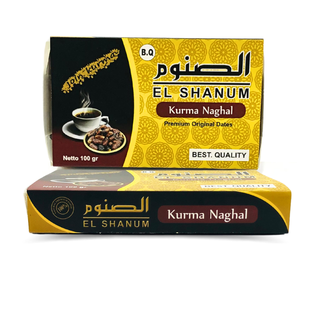 

Kurma Naghal Box 100gr / Naghal BQ / Naghal Al Saad / Kemasan Box / Cemilan