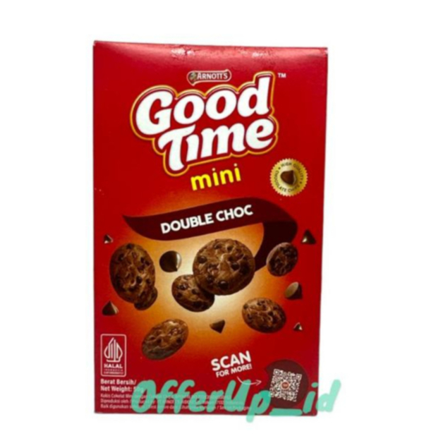 

Biskuit Good Time Mini Double Choc Biskuit Cokelat 50 gr