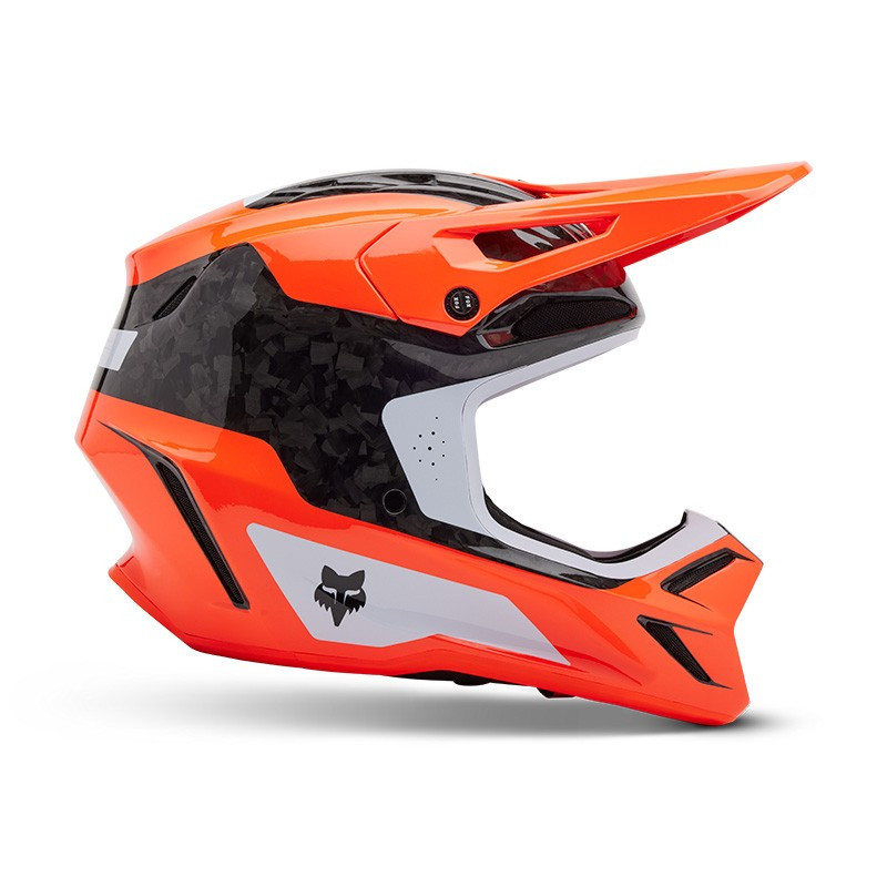 Helm Fox V3 RS Infinite Fluo Orange Helmet FOX V3 RS Infinite Cross Original