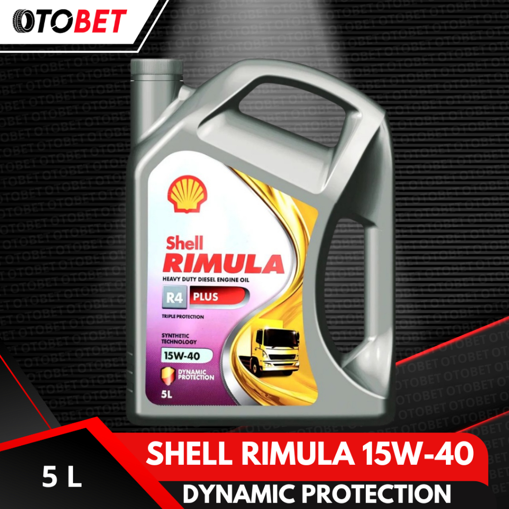 Oli Mesin Mobil Shell Rimula R4 Plus (5L)