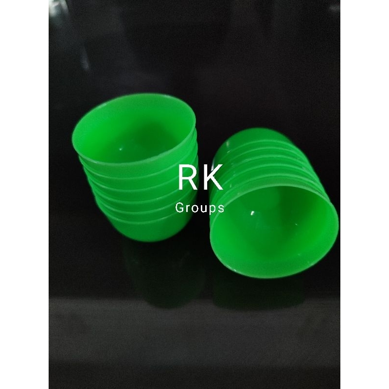 (12 PCS) Cetakan Kue Apem Kecil | Cetakan Mochi | Cetakan Kue Mangkok Kecil | Cetakan Bulat Plastik