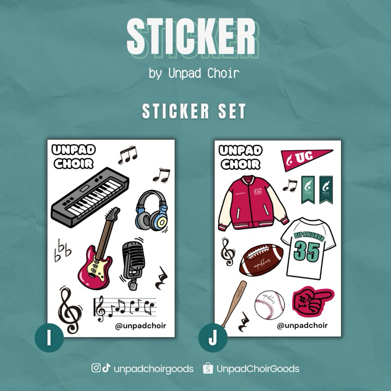 [OPEN PRE-ORDER] Sticker Unit by Unpad Choir