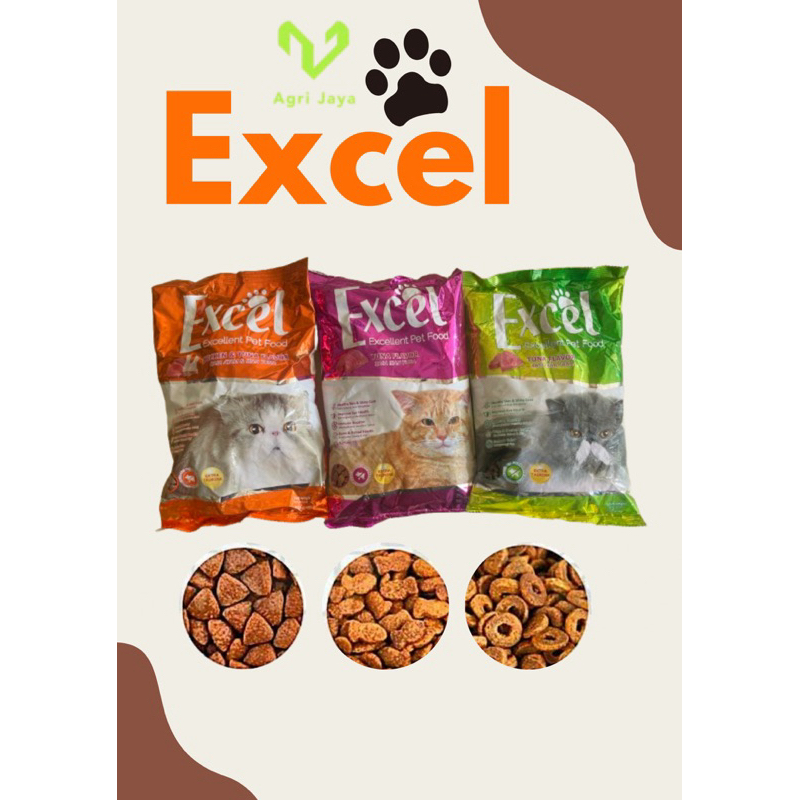 Exsel makanan kucing