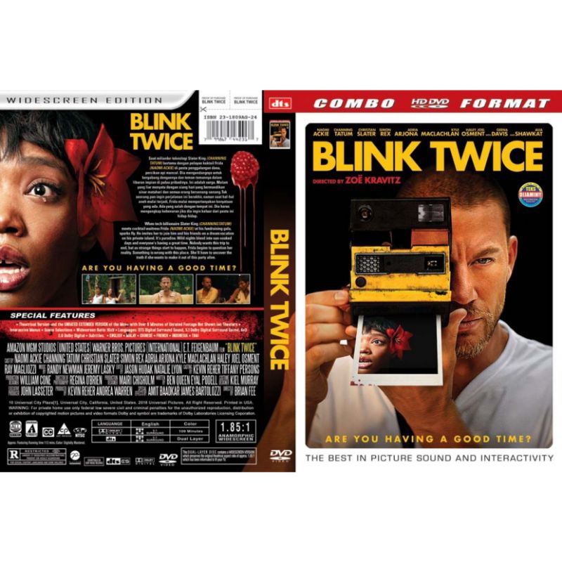 Kaset Action Blink Twice (2024)