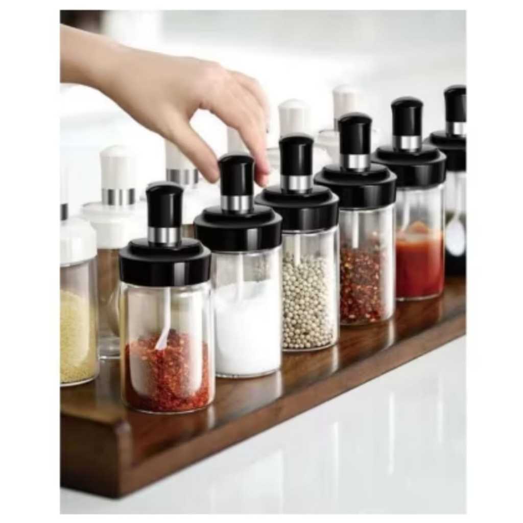 TERLARIS  BOTOL BUMBU KACA | TEMPAT BUMBU DAPUR | PERLENGKAPAN DAPUR / KOTAK TOPLES BUMBU