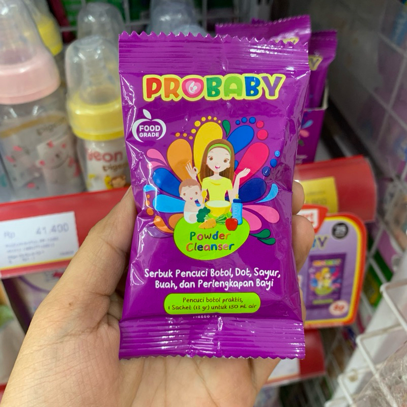 Probaby Powder Cleanser Sabun Pencuci Dot Bayi 13gr