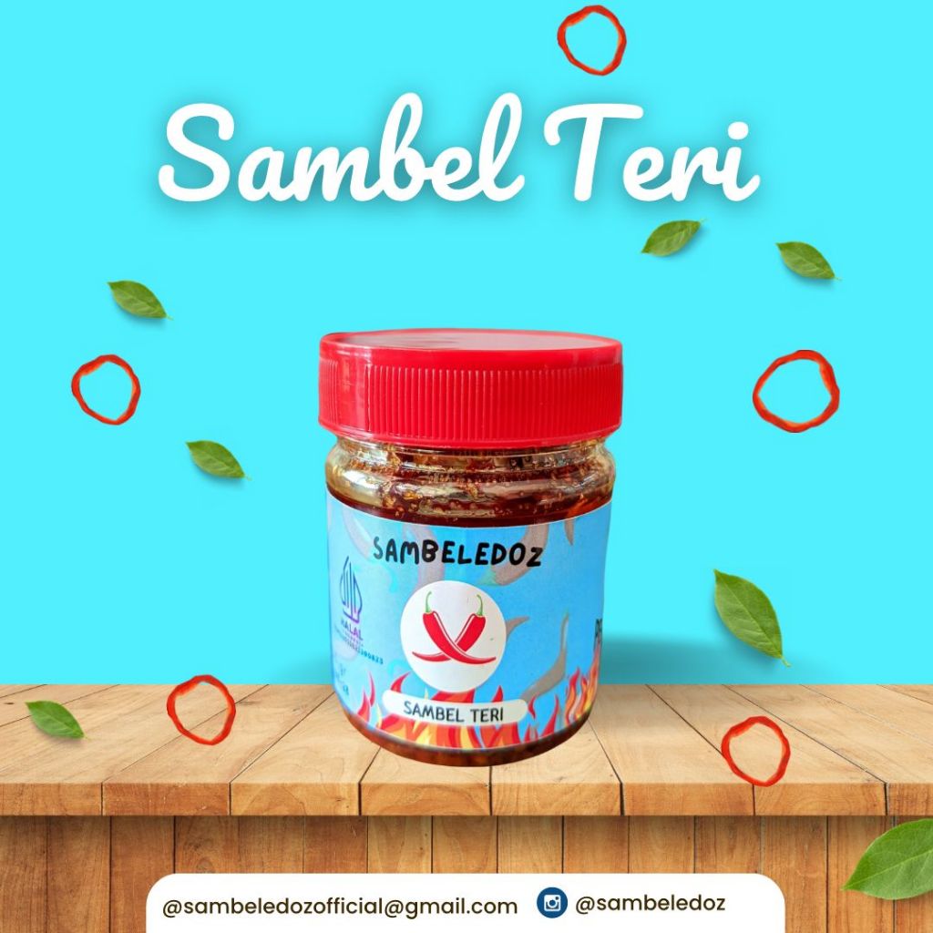 

Sambeledoz - Sambal Teri Sambel Fresh Teri dengan Kemasan 100 gram Best Seller