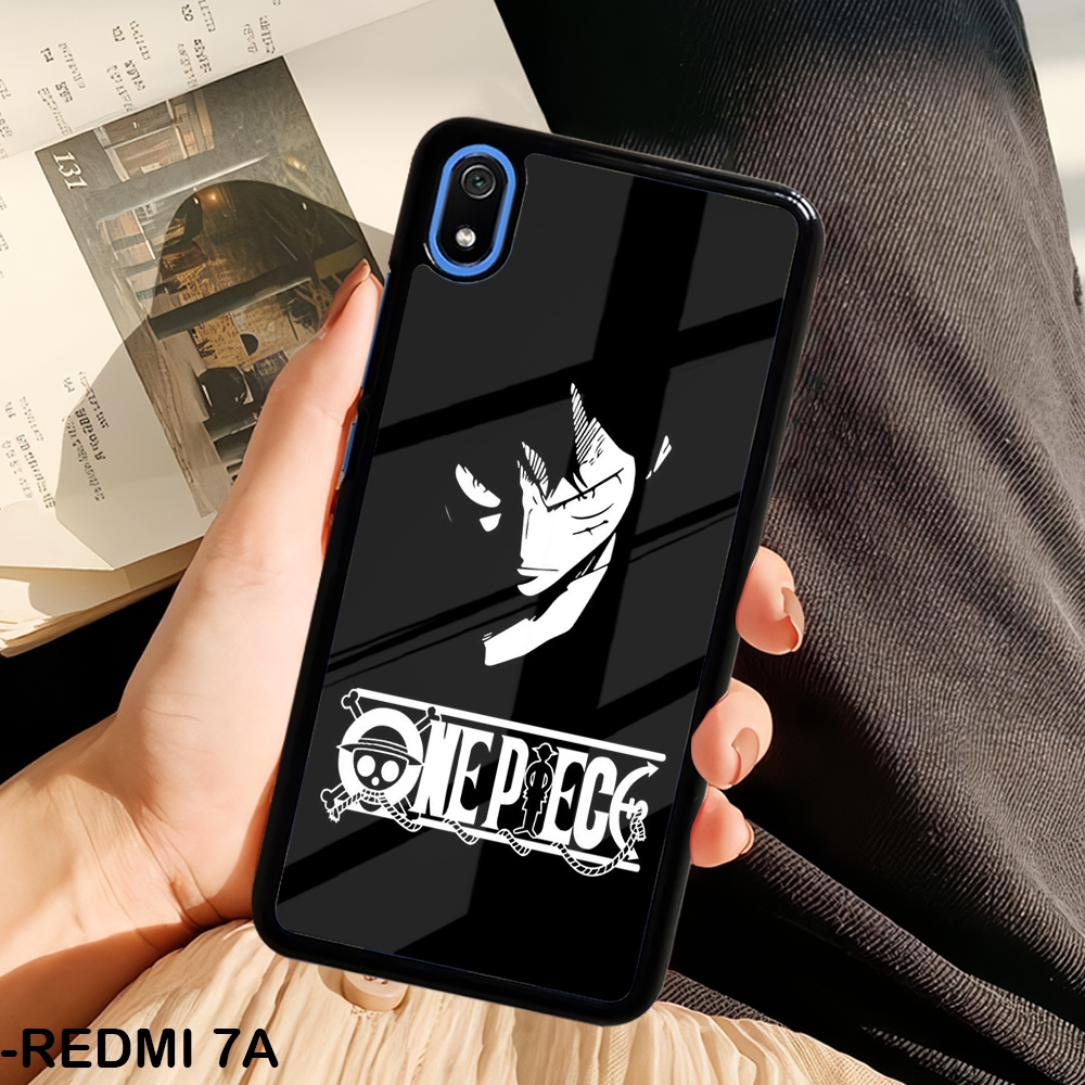 CASE GLOSSY REDMI 7 7A 8 8A PRO 9 9A 9C 9T S2 | CASE HAPE MOTIF LUFFY ANIME ONE PIECE