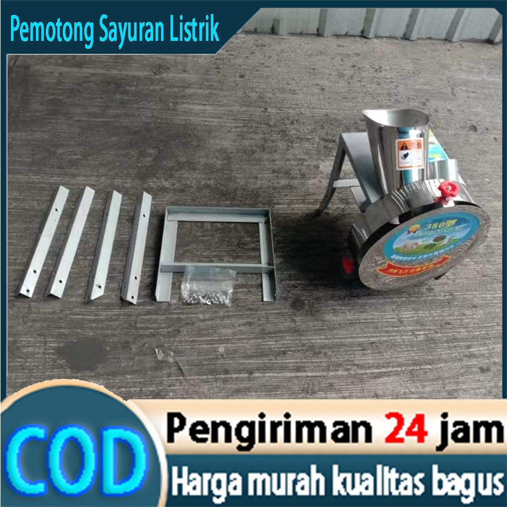 Rumah tangga listrik kecil pemotong rumput penggiling rumput penggiling pakan hijau perajang pelet k