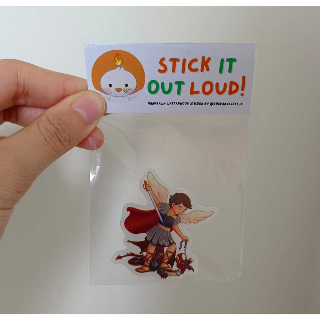 Sticker Kristen Tahan Air - St. Michael / St. Mikael