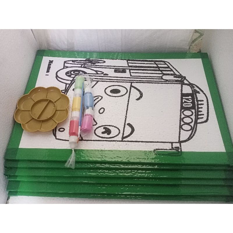 

sterofoam media melukis anak 1set 6pcs cowo