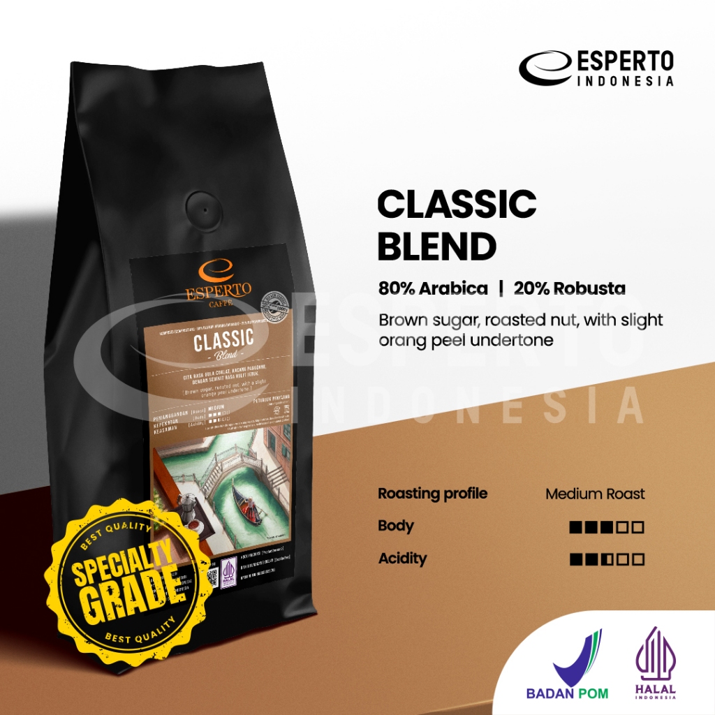 

Esperto Caffe Speciality Grade Classic Blend 6 kg - BIJI KOPI