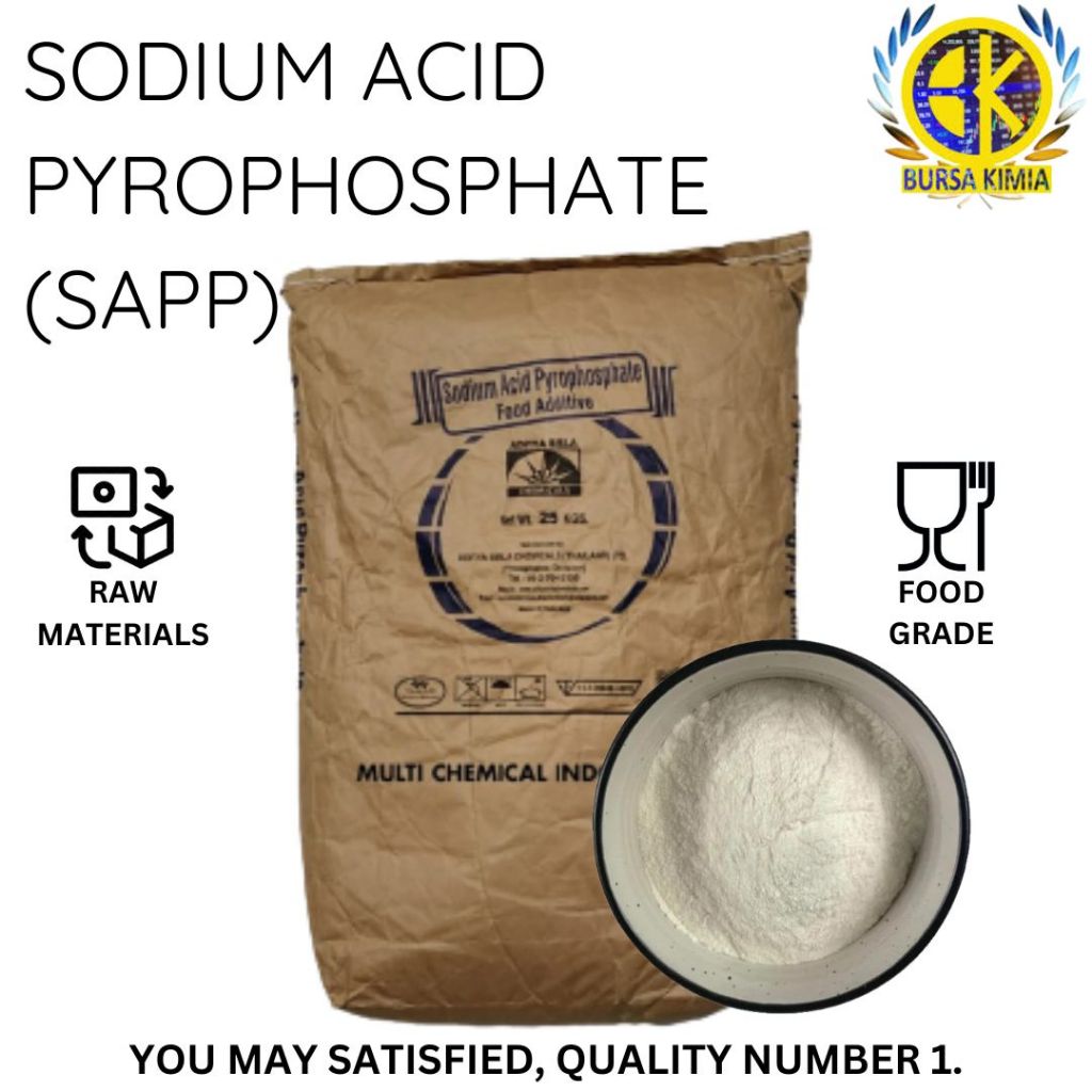 

250gram Sodium Acid Pyrophosphate SAPP Perenyah Gorengan Tepung SAPP 250gram