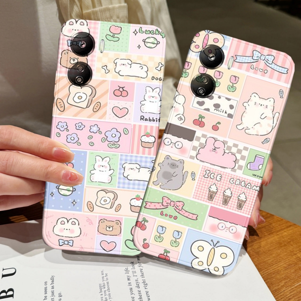 SOFTCASE MACARON PROCAMERA COCOK UNTUK TIPE REDMI 13 A3 C65 13C 13T C65 A1 2022 A2 2023 NOTE 10 10A 