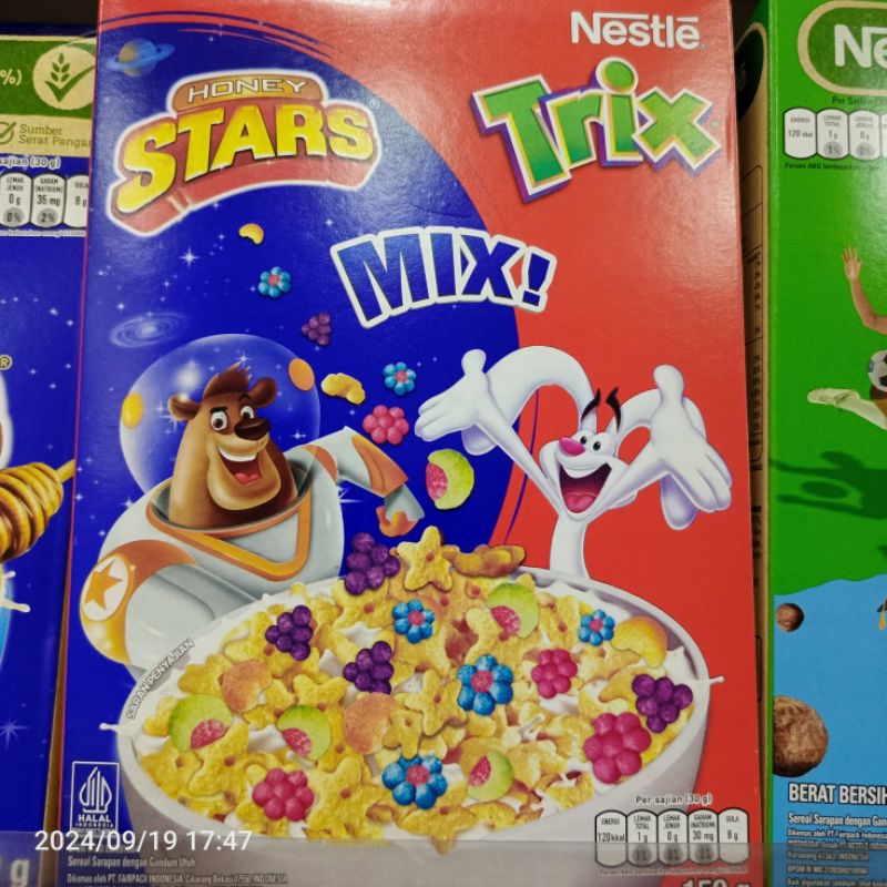 

Nestle honeystars mix trix 150gr box