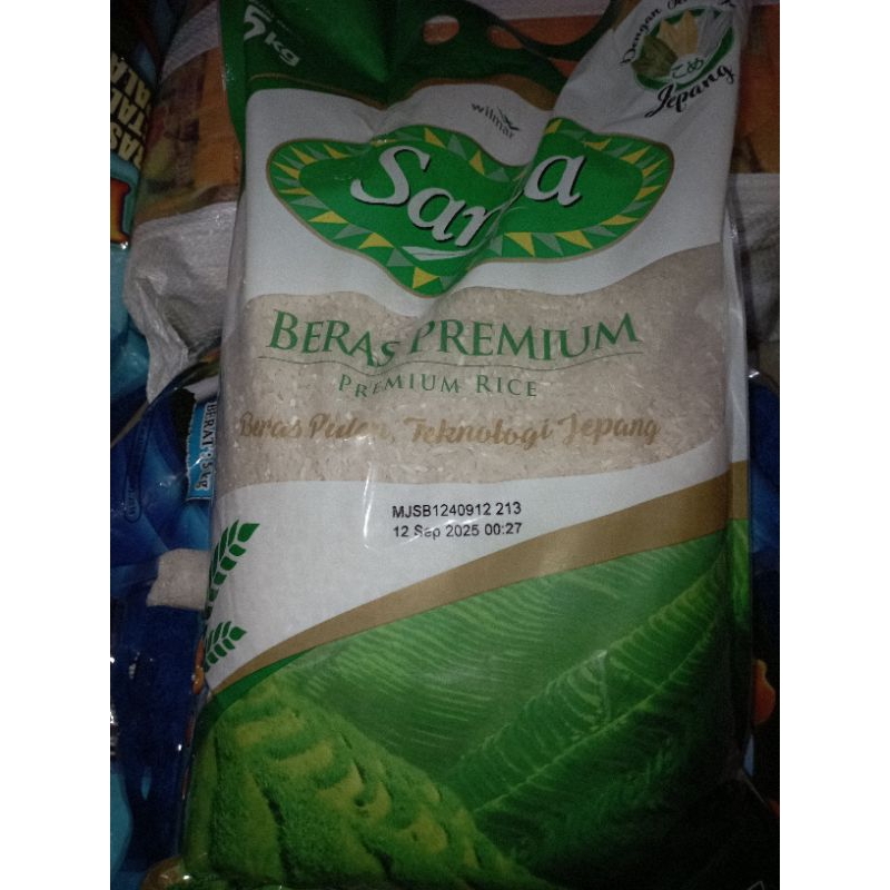

Beras Premium Sania kemasan 5 kg