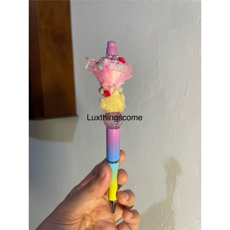 

pulpen cute bucket bunga