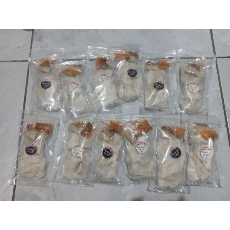 

paket wonton rebus lusinan 6 atau 12 pcs
